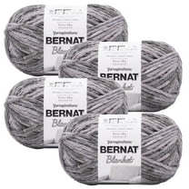 (Pack of 4) Bernat Blanket Big Ball Yarn-Ashen Titanium