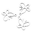 thumbnail image 3 of Colgantes de acero inoxidable BLESIY 20 piezas mariposa bricolaje decoración, 3 of 8