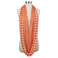 thumbnail image 3 of Orange Houndstooth Print Infinity Scarf, 3 of 3