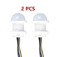 thumbnail image 2 of 2 Interruptores Detectores de Sensor PIR Inteligentes, 110 V, 220 Movimiento Infrarrojo para el Cuerpo Humano, Luz Encendido y Apagado Automáticos, 2 of 6