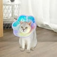 thumbnail image 1 of Collar de recuperación ajustable antilamidos para gatos y gatitos, fácil de usar y cono para gatos L, 1 of 10