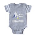 thumbnail image 1 of CafePress - Tennis Superhero - Cute Infant Baby Football Bodysuit, 1 of 1
