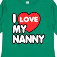 thumbnail image 4 of Inktastic I Love My Nanny Boys or Girls Long Sleeve Toddler T-Shirt, 4 of 5