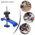thumbnail image 2 of T Track Hold Down Clamps Woodworking T Slot Clamp 3/4Inch Dog Hole Clamp Quick Acting Aluminum, 2 of 4