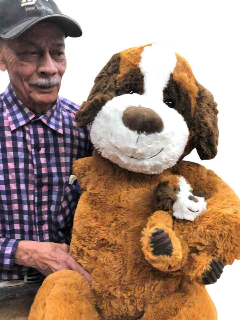 giant st bernard stuffed animal