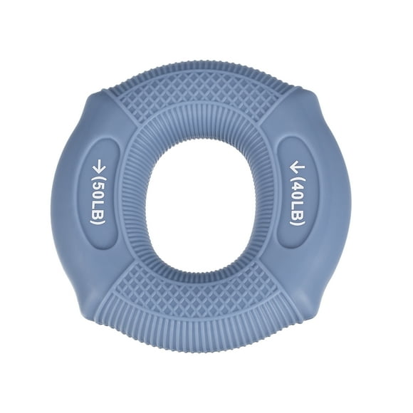 Unique Bargains 3.07' 40 - 50 Lbs Hand Grip Strengthener Hand Grip Ring for Training Light Blue