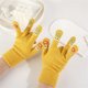 thumbnail image 2 of ¡No lo Dejes Pasar!, Guantes divertidos antifugas para dedos, pares, elásticos, de punto, cálidos, resistentes al viento, de color sólido, para hombres y mujeres Akmoler, 2 of 8