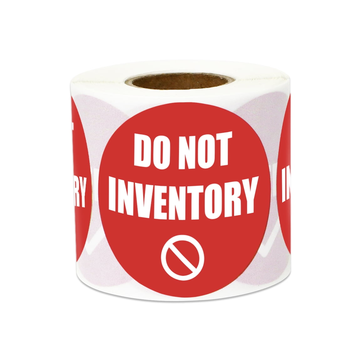 2" Round Do Not Inventory Stickers Labels for Inventory & Quality