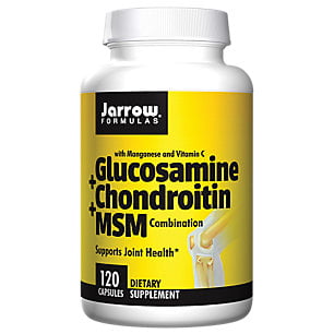 Glucosamine MSM chondroïtine Jarrow - 120 Capsules