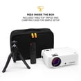 thumbnail image 3 of Proyector KODAK FLIK X7 Blanco Compacto con Trípode y Funda para el Hogar, 3 of 7