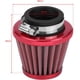 thumbnail image 3 of Cono de filtro de aire redondo de 38 mm Kit de inducción de entrada de aire frío automático universal para motocicleta todoterreno ATV Four Pit Bike (rojo), 3 of 5