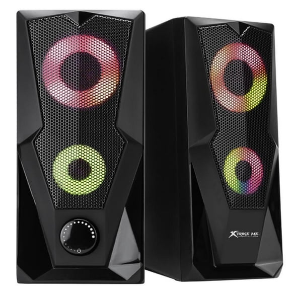Xtrike Me- SK-501 - Stereo Speakers, 2 X 3W, Black