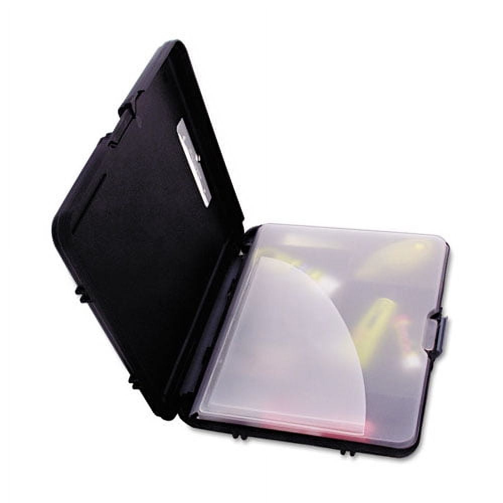 WorkMate II Storage Clipboard, 0.5" Clip Capacity, Holds 8.5 x 11 Sheets, Black/Charcoal | Bundle of 10 Each