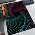 thumbnail image 3 of 3D Vortex Rug,Illusion Rug,Optical Illusion Rug,Gamer Rug,Gaming Rug,Colorful Rug,Game Decor,Cool Rugs,Area Rugs,Gaming Gift 2x3ft, 3 of 6