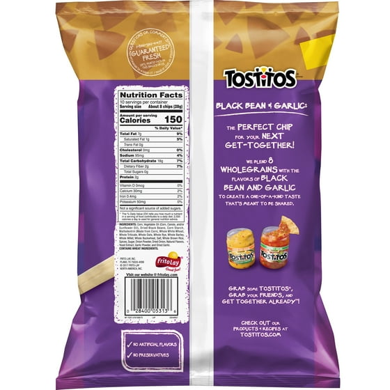 tostitos black bean garlic