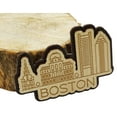 thumbnail image 2 of Printtoo Souvenir Multiple Boston Massachusetts City Wooden Engraved Fridge Magnet, 2 of 5