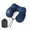 deep blue, variant on Travel Neck Pillow, Inflatable Soft Pillow with Free Storage Bag, for Plane Train Road Trip Use