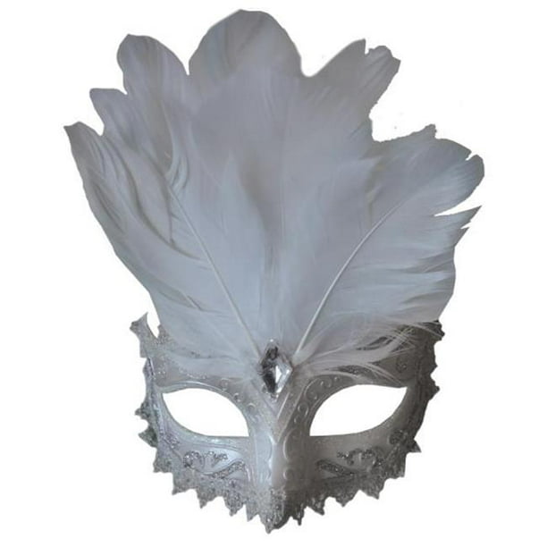 Masque pour les Yeux Carnivale Silve Blanche