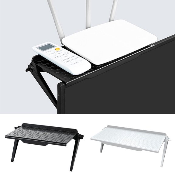 Willstar TV Top Shelf Screen Shelf Adjustable Monitor Top Shelf TV Top Storage Bracket Computer Screen Shelf