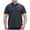 Black, variant on ALLLIST Collared Men Shirts Big And Tall Casual Short Sleeve Button Down Shirts Solid Blue Men's Clothes