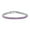 Purple, variant on Womens 12 CTW Simulated Red Garnet CZ Tennis Bracelet Solitaire Cubic Zirconia Rhodium Plated