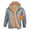 Gray, variant on Zip Up Hoodie for Men Fleece Lined Zipper Pullover Long Sleeve Sweatshirt With Pocket for Outdoor Casual Dark Gray L