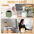 thumbnail image 7 of Uxcell 1.5L/0.4Gallon Mini Trash Can, Square Desktop Garbage Bin, Small Plastic Waste Basket Portable Countertop Bin for Bedroom, Kitchen, Office, Coffee Bar Rubbish Trash Can, Car, Green, 7 of 7