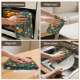 thumbnail image 5 of 4 Pcs Pioneer Flower Floral Print Pattern Kitchen Towels, Funny Microfiber Dish Towel Set, 18" X 26" Tea Towels, 5 of 6