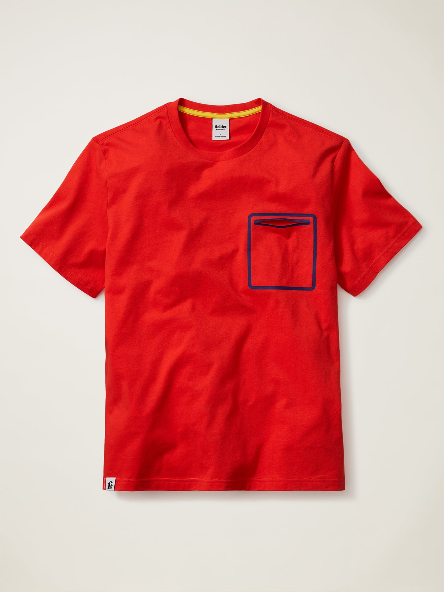 Bonobos Fielder Men's and Big Men's Short Sleeve Bonded Pocket Tee, up to 3XL