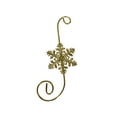 thumbnail image 3 of Holiday Time Metal 10ct Snowflake Hooks Ornaments - Gold, 3 of 4