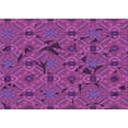 thumbnail image 1 of Ahgly Company Machine Washable Indoor Rectangle Transitional Medium Violet Red Pink Area Rugs, 4' x 6', 1 of 7