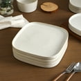 thumbnail image 6 of Stone Lain Cairo 12-Piece Dinnerware Set Stoneware, Service for 4, White, 6 of 6