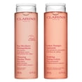 thumbnail image 1 of Paquete de agua micelar limpiadora y loción tonificante calmante Clarins, 1 of 6