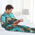thumbnail image 6 of Sikiie Underwater Swimming Guinea Pig Mens Pajama Set, Soft Warm Long Sleeve Sleepwear, Cozy Button-Down Pjs for Men-X-Large, 6 of 7
