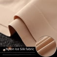 thumbnail image 2 of Ropa interior de seda de hielo para mujer, sin costuras, de una pieza, transpirable, de cintura media, sexy, bragas para mujer, 2 of 5