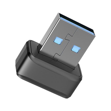 Wakfran Fingerprint Reader for PC Portable USB Fingerprint Logger Fast Matching Security Device Login 360 Degree Touch Biometric Scanner for PC Laptop unusual