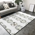 Area Rugs For Living Room Decor Simple Cartoon Cute Horse Soft Anti
