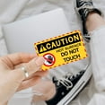 thumbnail image 2 of Caution Hot Surface Do Not Touch Sticker Decal, Caution Hot Surface Stickers, Hot Warning Sign, Do Not Touch Sticker, Sticker Die-cut Waterproof For Water Bottle, Truck, Car, Helmet Decal 5", 2 of 5