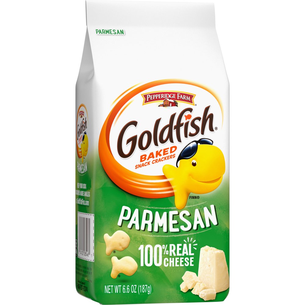Pepperidge Farm Goldfish Parmesan Crackers, 6.6 oz. Bag