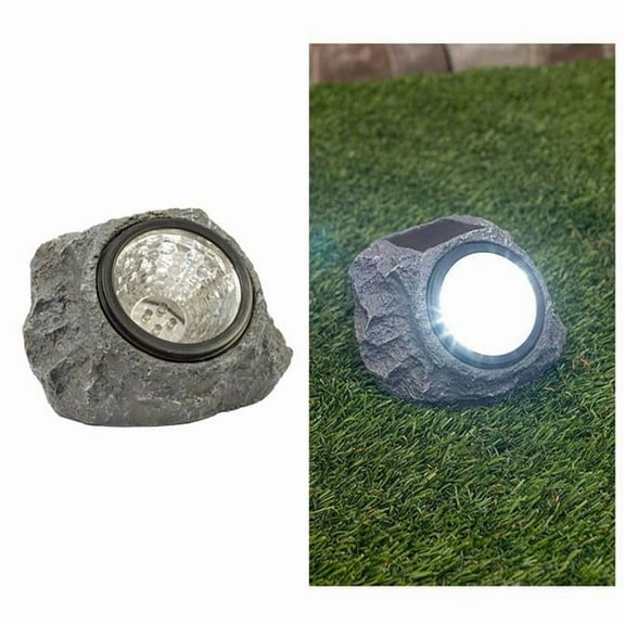 Crosslight DSS1700171C Solar LED Rock SpotLight, Pack of 2
