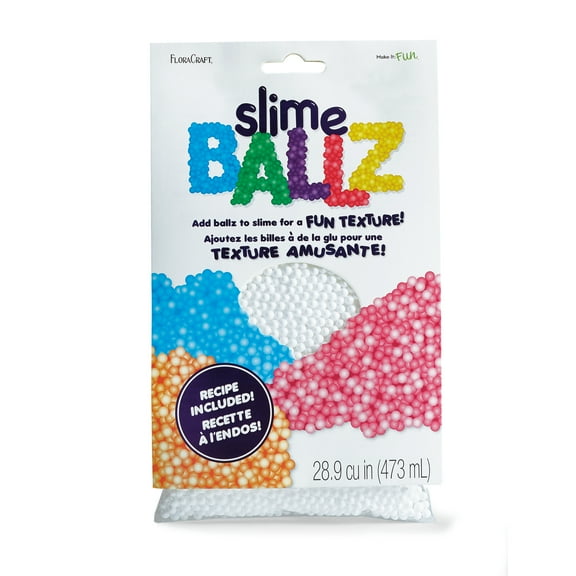 FloraCraft Slime Ballz 2 Cups White