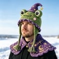 thumbnail image 3 of Handmade Crochet Craft Set Animal Hood Hat DIY Crochet Kit All‑In‑One Handcraft Set for Beginner Crafters Adults Fall Winter Hand‑Making Hobby Project, 3 of 3