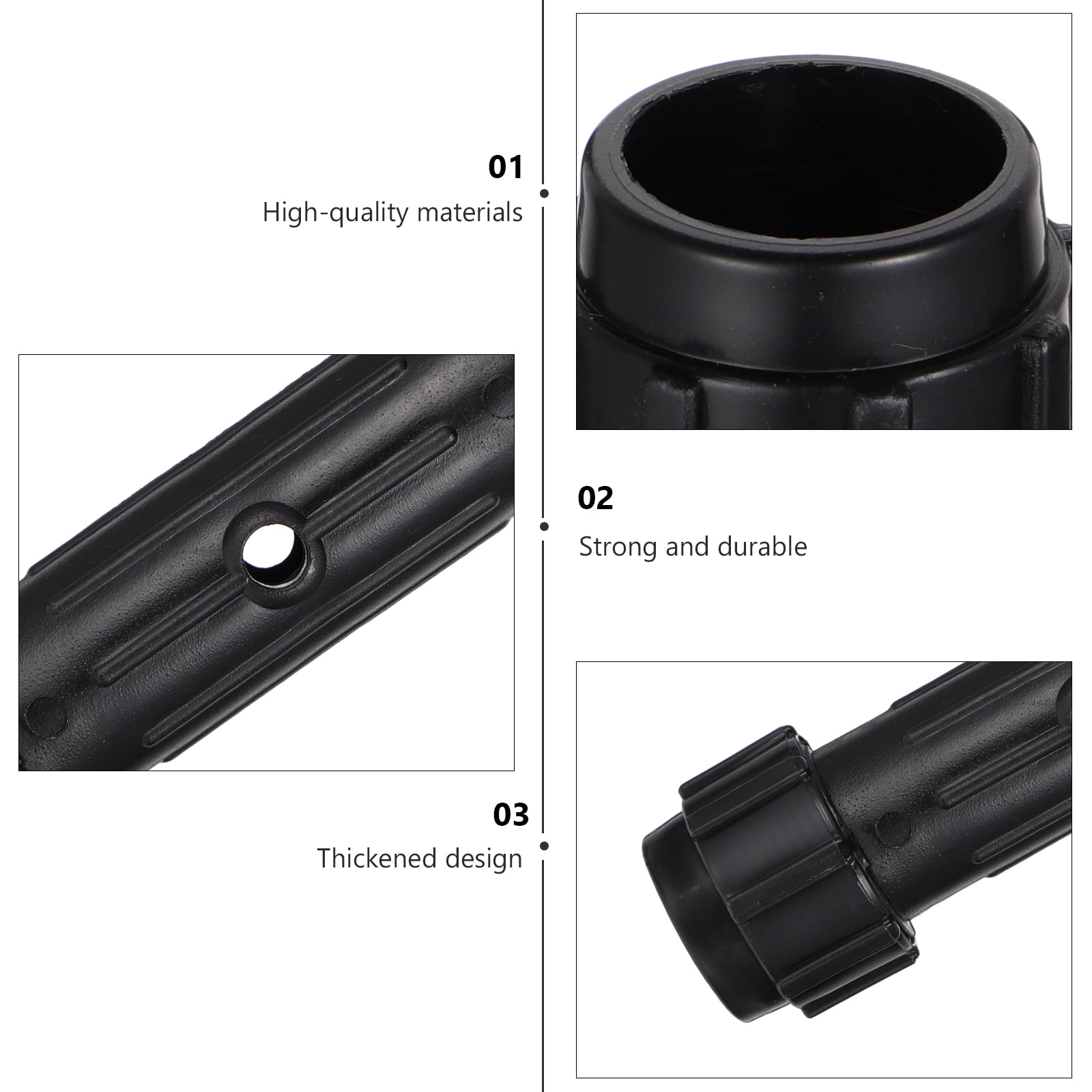 28mm Pipe Paddle Connector Screw Joint Part Kayak Rowing Canoe Oars