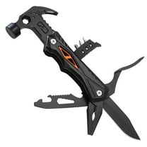 Multifunctional Claw Hammer With Pliers, Knife, Bottle Opener, Hexagonal Wrench, Wire Cutters - Non-Slip Handle, Portable Folding Tool, Suitable For Outdoor, Camping, Survival BirthdayGifts for Men