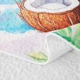 thumbnail image 5 of Erosebridal Coastal Flamingo Twin Quilt Set, Ocean Animal Twin Coverlet Set, Polka Dots Reversible 2pcs, 1 Bedspread and 1 Pillowcase, 5 of 7
