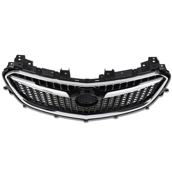 CROSSDESIGN Front Upper Grille Grill Fit for Buick Encore 2017-2019 Chrome