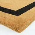 thumbnail image 4 of Nedia Home 02179C Monochrome - Cadre Noir 36 x 72 Po Tapis de Sol en Fibre de Coco Résistant - Monogrammé C, 4 of 5