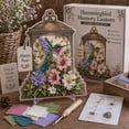 thumbnail image 4 of Always Near 3D Fabric Poke Art Memory Lantern Kit, No Sew DIY Bird Memorial Craft Kit, Easy Beginner Creative Project, Relaxing Hobby Home Decor Gift for Adults Women, 4 of 6