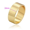 thumbnail image 2 of Anillo Argolla Matrimonio Novios Compromiso Oro Lam Unisex dorado 9, 2 of 6