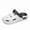White And Black, variant on 2026 Summer New Arrival Men'S Chunky Sole Anti Slip Clogs